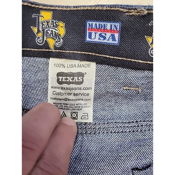 Texas Jeans USA Multi-Purpose Size 42L TXJ-MP Dark‎ Wash EUC 30 Length - Picture 8 of 14